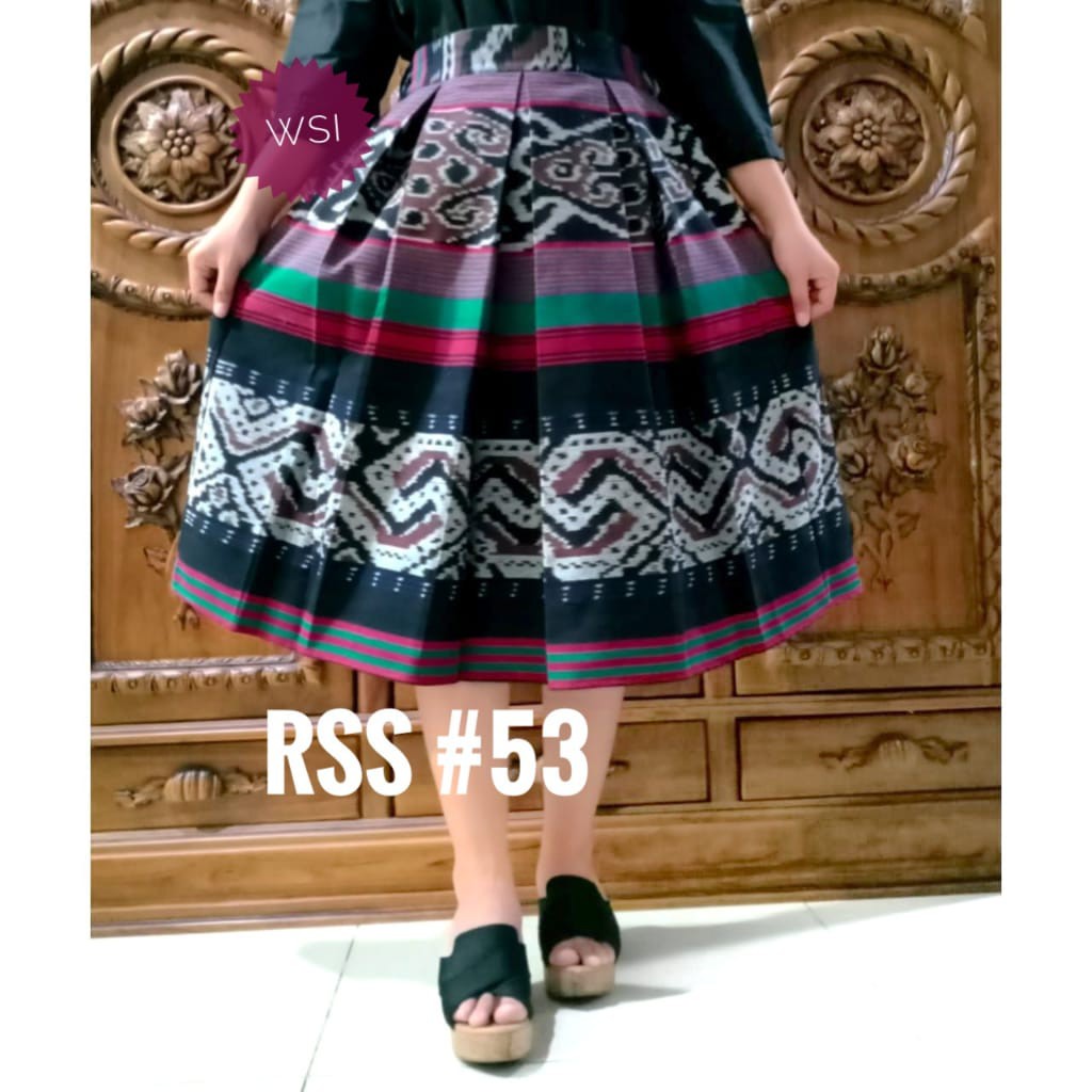 New Rok Payung Full Tenun 7/8 asli Jepara Motif Etnik/WSI