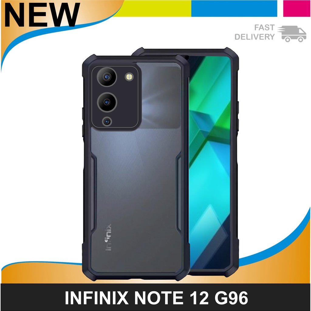 Hard Case Infinix Note 12 G96 Hot 12i Hot 12 Casing Cover Shockproof