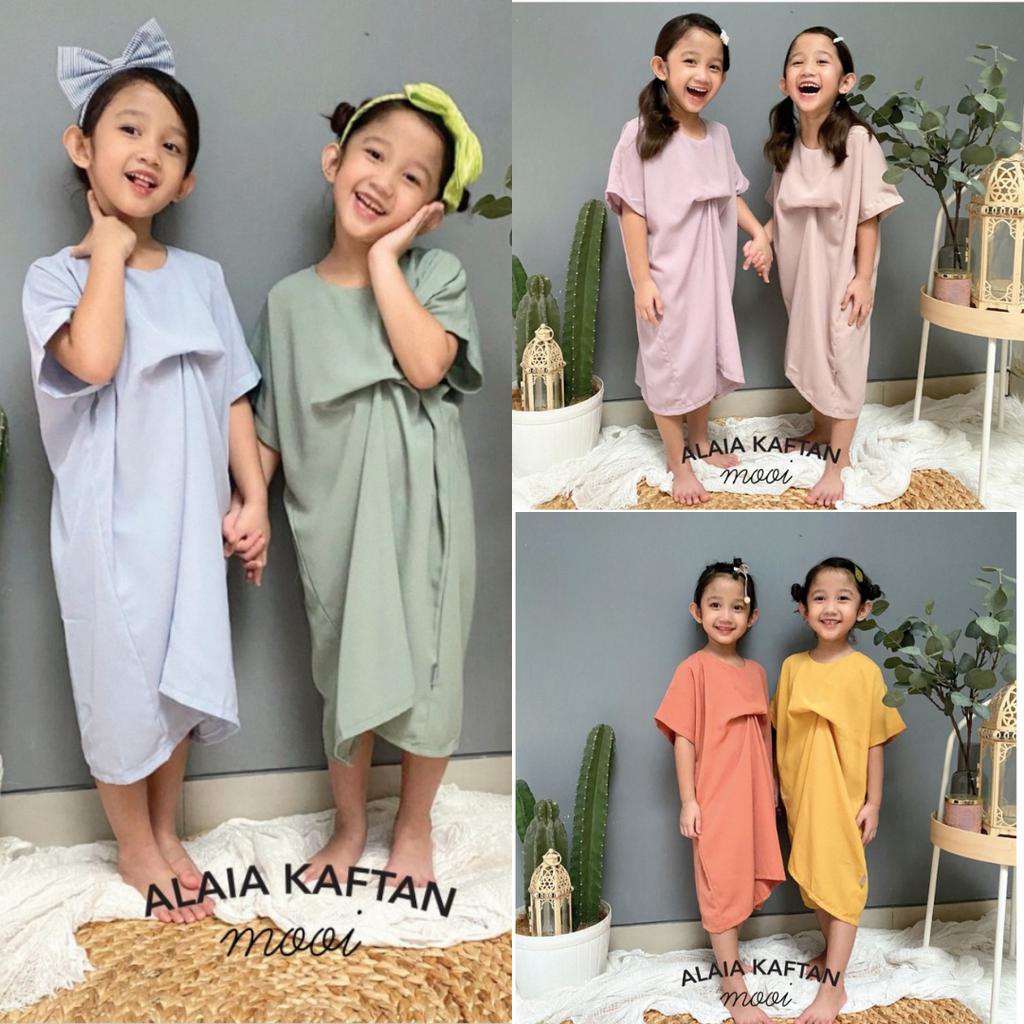 AB04 MOOI ALAIA PREMIUM TENCEL KAFTAN KAFTAN ANAK KAFTAN ANAK PEREMPUAN 1-5 TAHUN