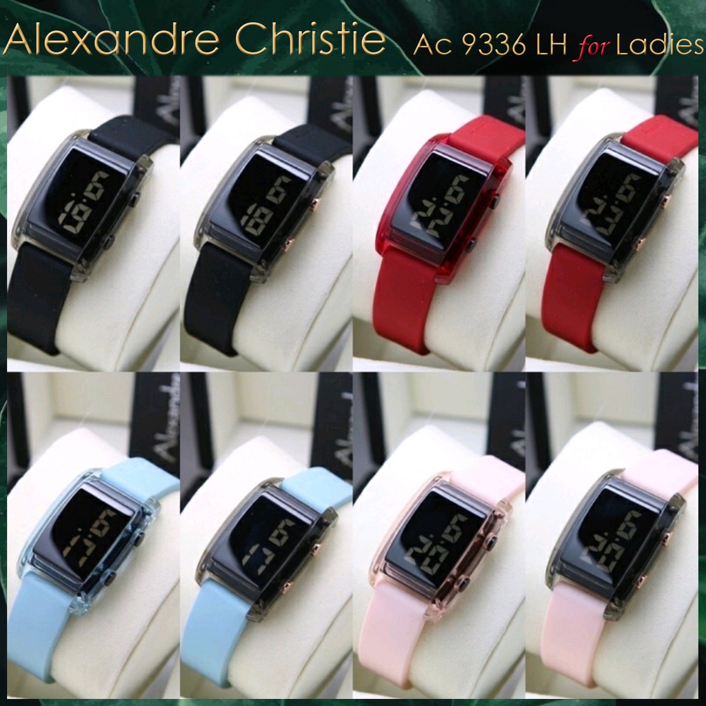 Alexandre Christie Ac 9366 Jam Tangan Wanita Digital Original Garansi Resmi 1 Tahun