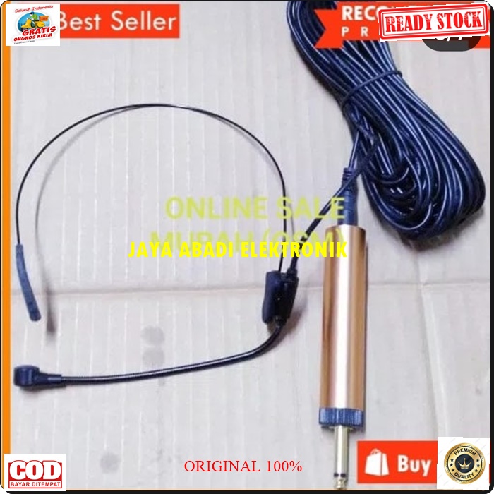 G143 KENWOOD MIC JEPIT KERAH BAJU  DAN MIC HEADSET KABEL 10 METER CLIP ON  MIKROPHONE SOUND BEST BEST SISTEM AUDIO COCOK UNTUK IMAMA MASJID PIDATO CERAMAH DLL KHUALITAS SUARA JERNIH DAN SENSITIF HARGA TERJANGKAU