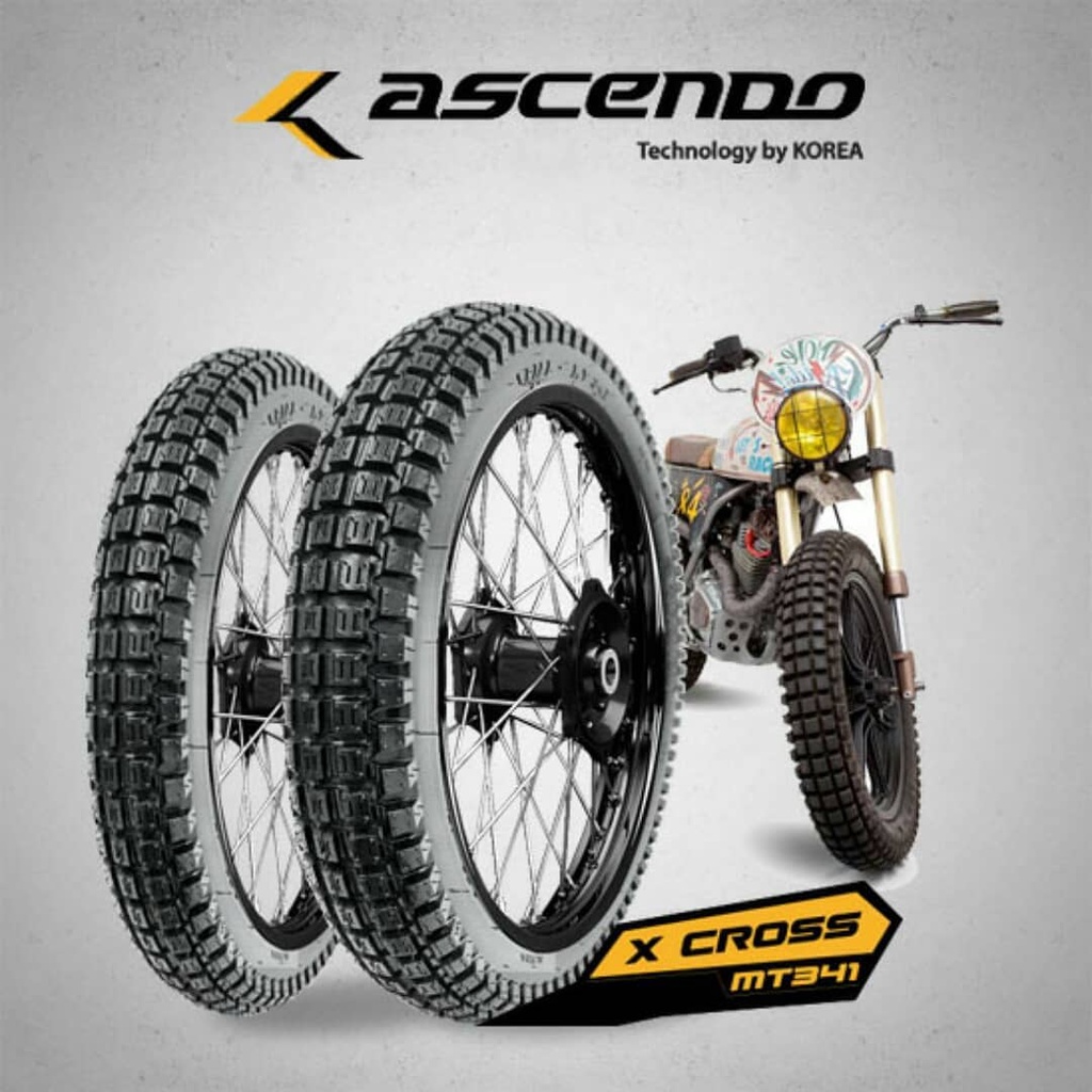 Ban Motor ASCENDO 2.50-17 MT341 X CROSS TRAIL Tubetype Ring 17