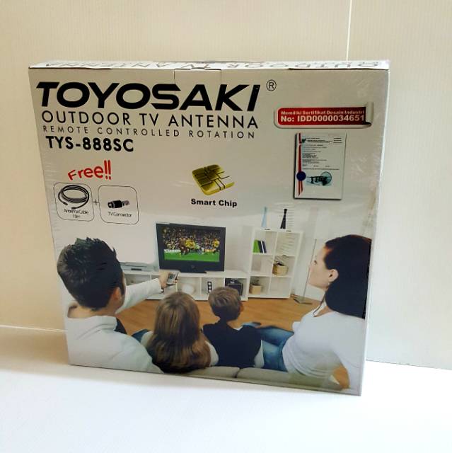 ANTENA TV TOYOSAKI 888SC / ANTENA TV OUTDOOR/ANTENA REMOTE CONTROLLED ROTATION