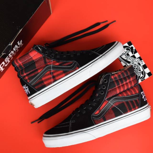 vans sk8 hi pearl jam