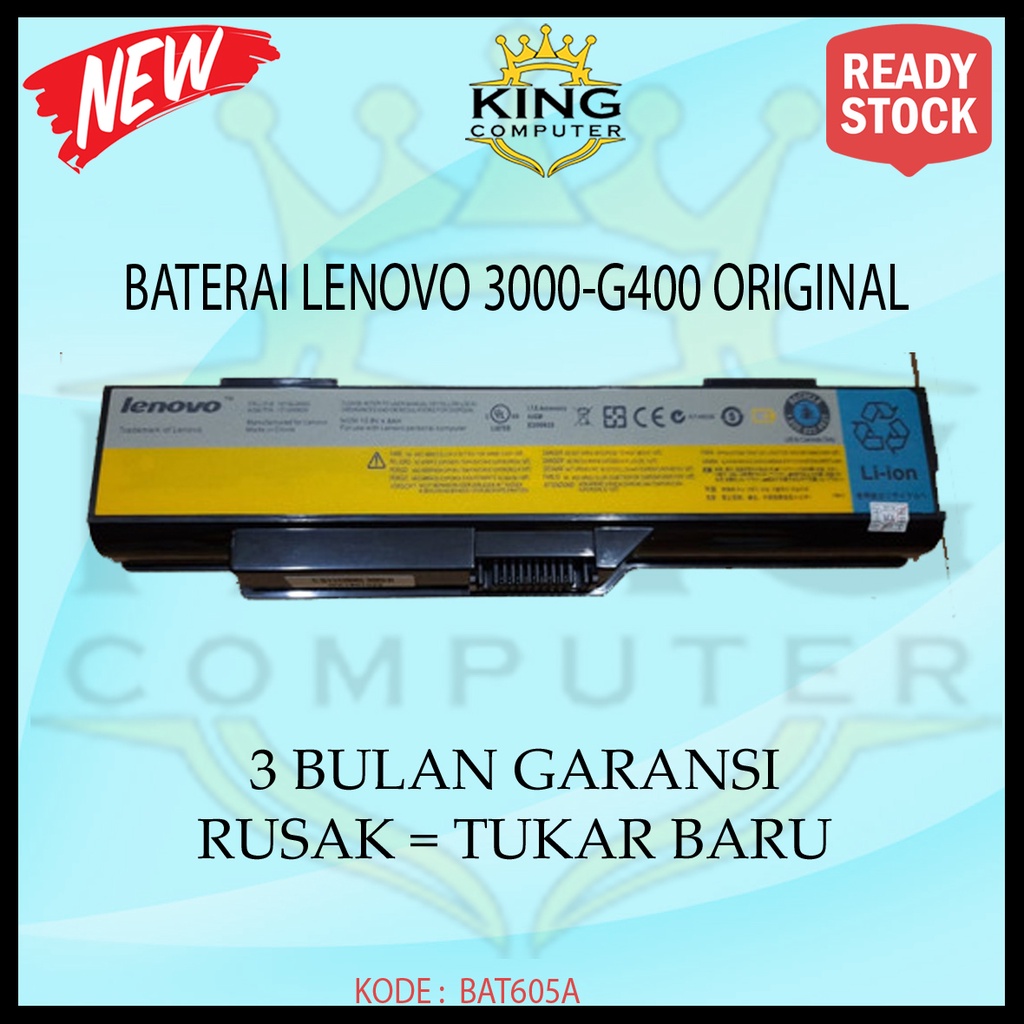 BATERAI BATERE LAPTOP LENOVO ORIGINAL