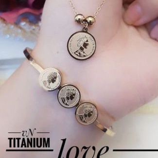 TiTanium set gelang kalung E41