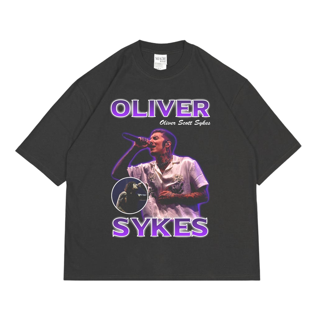 KAOS VINTAGE OVERSIZE OLIVER SYKES | UNISEX | KAOS OVERSIZE OLIVER SYKES | OLIVER SYKES TEES