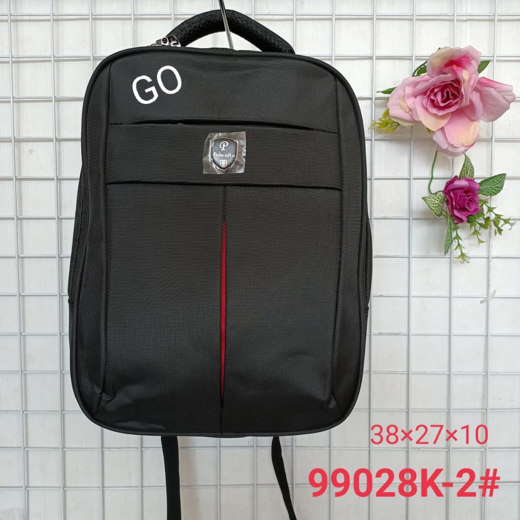 gos PALO ALTO TAS RANSEL Laptop Free RainCover Tas Punggung Pria Wanita Original