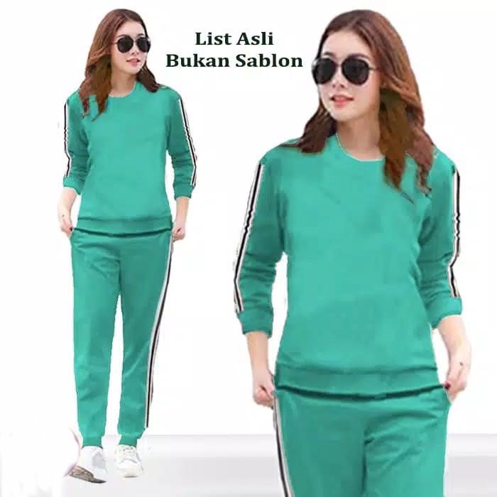 BO - BAJU SETELAN OLAHRAGA 02 SENAM / SETELAN TRAINING/ SETELAN LINA TERBARU / SETELAN TERMURAH