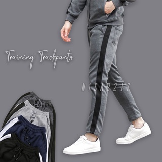 Celana Training Pria Ad 918 Hitam List Merah Olahraga Cowok Gym Premium Panjang Slimfit Shopee Indonesia