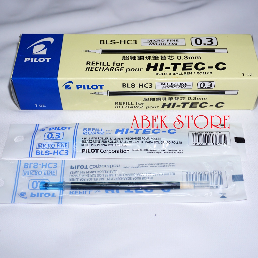 

ISI ULANG/REFILL Pulpen Hitec 0.3 Bolpen Pen Hi-Tec-C Pilot 0.3 mm