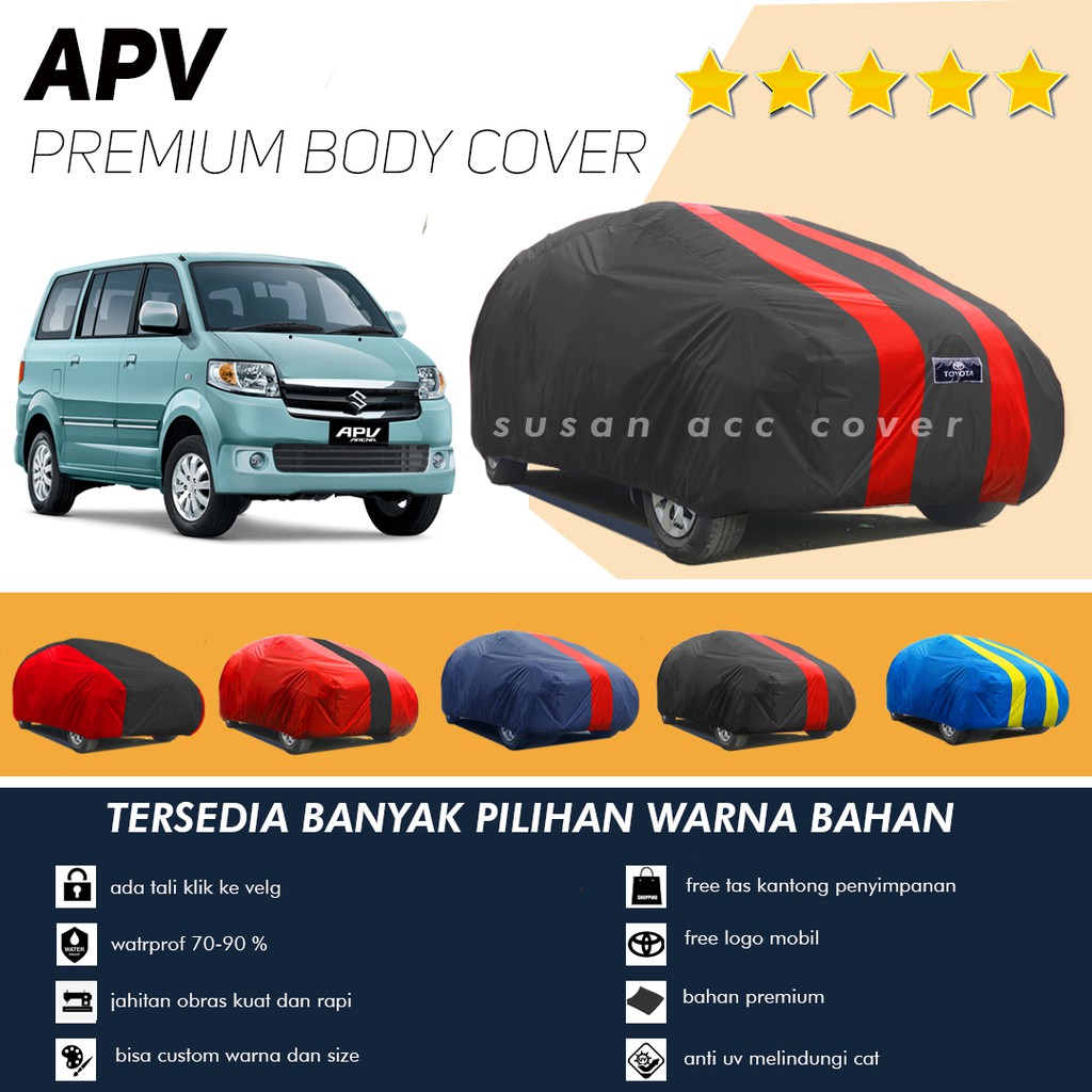 Sarung Mobil APV/apv luxury/apv arena/sarung mobil luxio/sarung mobil grand max/granmax/grandmax