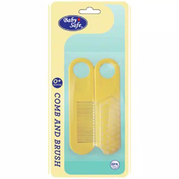 Sisir Sikat Bayi Baby Safe BD195 Comb and Brush- bayi online shop