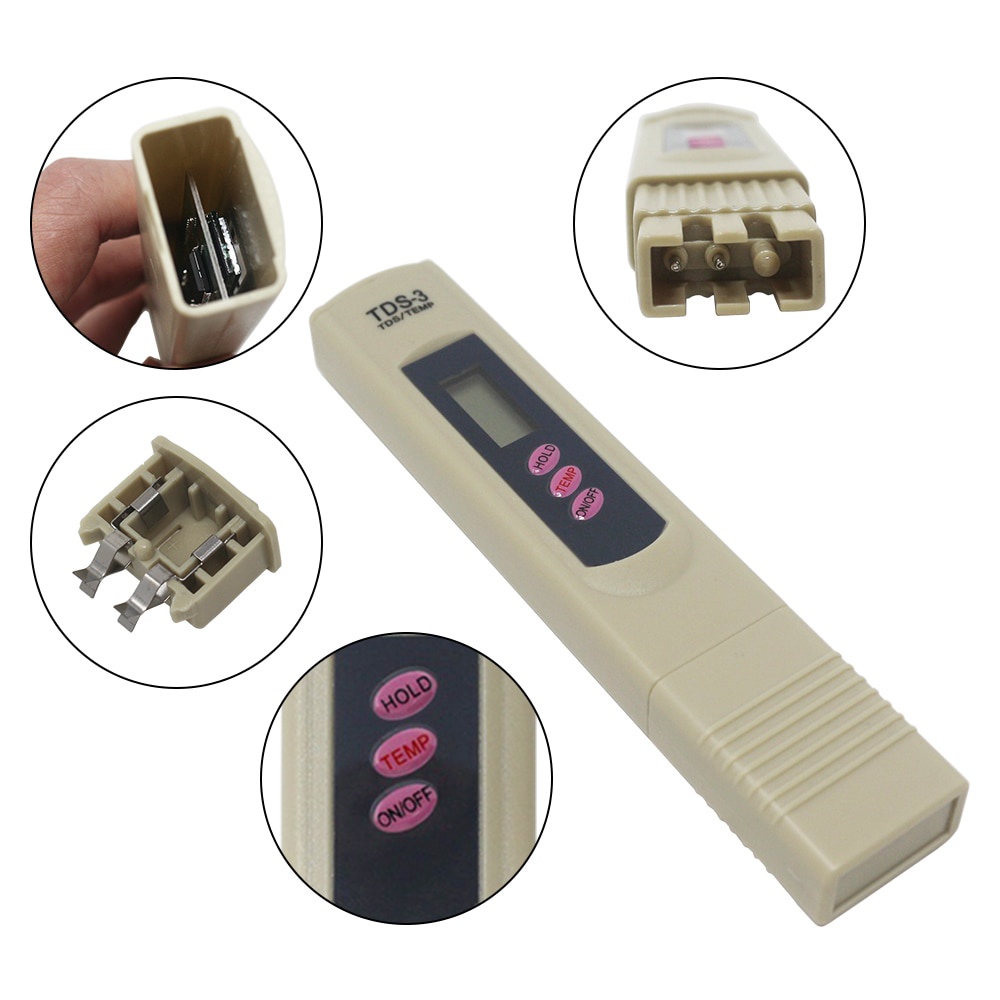 TDS Meter Alat Ukur Hidroponik Kualitas Air Water Quality Tester