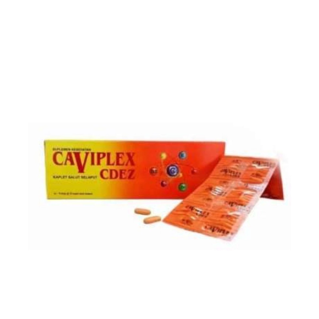 CAVIPLEX CDEZ VITAMIN C D E DAN ZINK SUPLEMEN DAYA TAHAN TUBUH