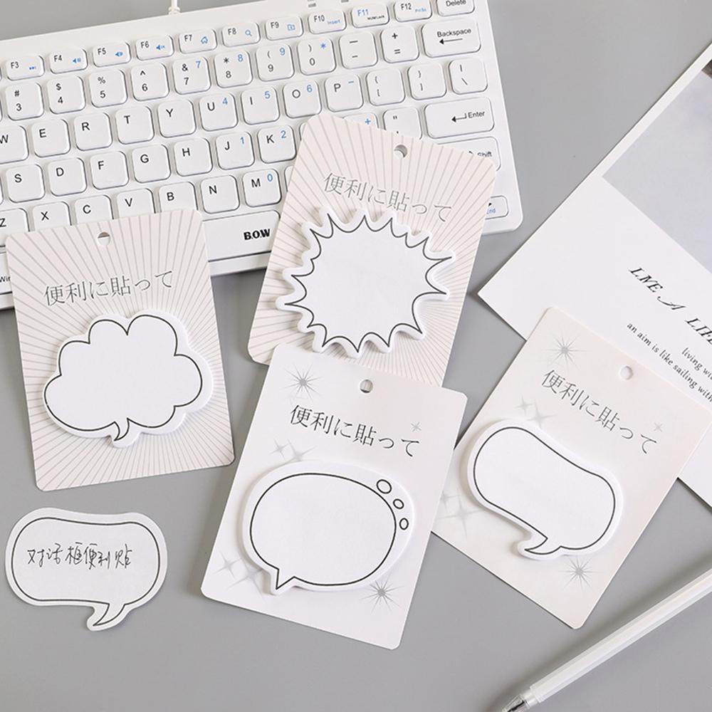 Lanfy Memo Pad Dialog Box Self-Adhesive Stationery Kertas Catatan