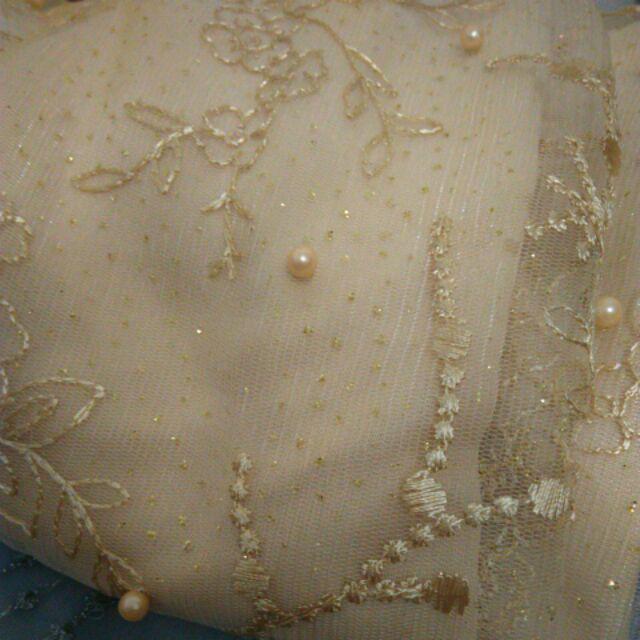 Couple Batik Shofia Brokat Tile Mutiara Original