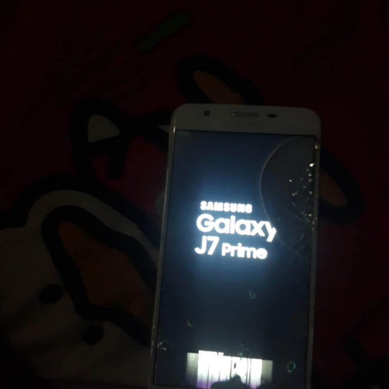 jual hp samsung J7 prime Ram 3gb/32 minus dicas mati nyala logo samsungLcd tc rusak