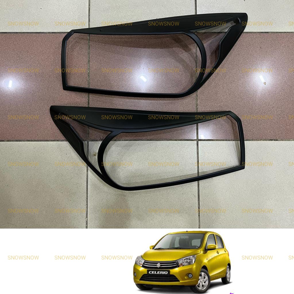 Garnish Lampu Depan Suzuki Celerio Hitam Chrome