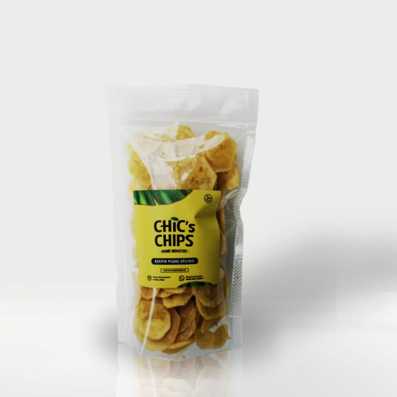 

Keripik Pisang 70gram - Chics Chip - Rasa Manis