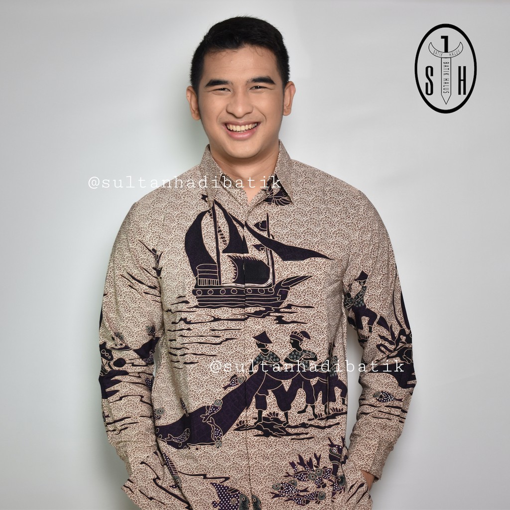 SULTAN HADI / BATIK / BATIK PRIA / KUALITAS PREMIUM - semi sutra LT pjg 120