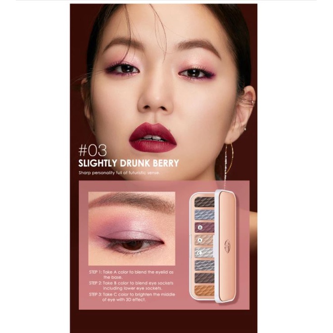 (READY &amp; ORI) O.TWO.O Otwoo 8 Colors Luxury Gold Eyeshadow Palette SC021