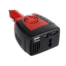 Taffware Power Car Inverter 150W 220V AC EU Plug 5V USB Charger - T150W