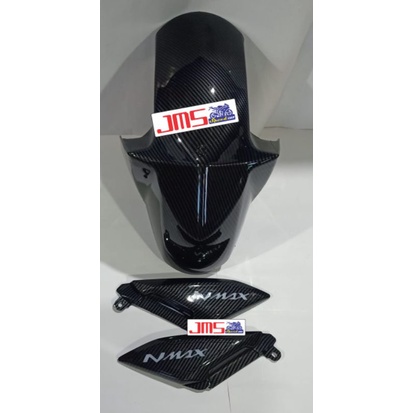 spakbord depan carbon dan cover bodi carbon set yamaha nmax new 2020 zoro