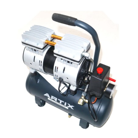 ARTIX Compressor Oiless Silent 0.75 HP 9 L / Kompressor Listrik Angin Udara Tanpa Oli 0.75Pk 9 Liter