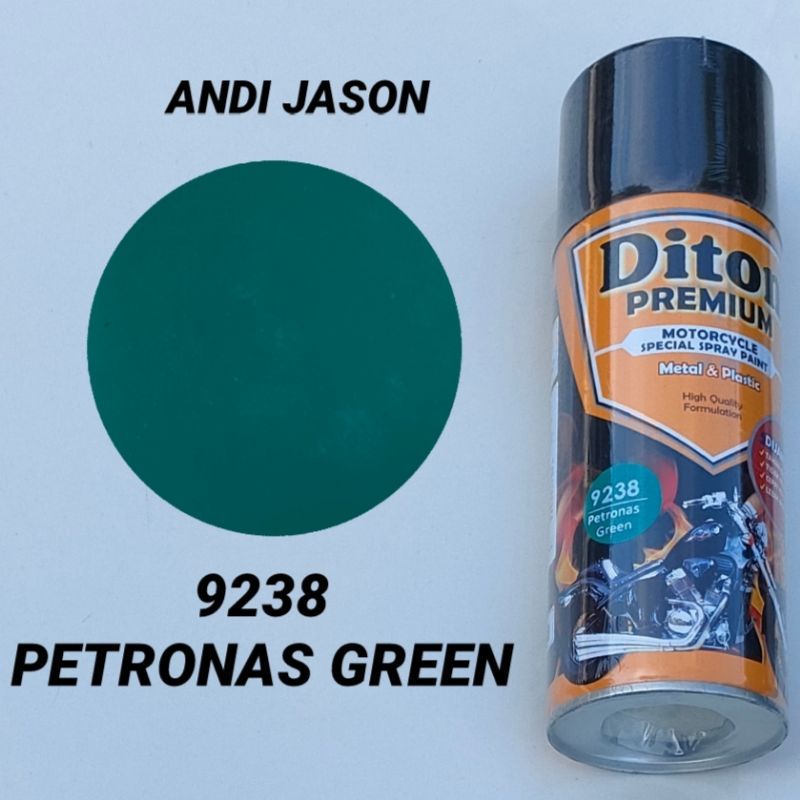 DITON PREMIUM CAT SEMPROT TAHAN BENSIN 400CC NO 9238 PETRONAS GREEN