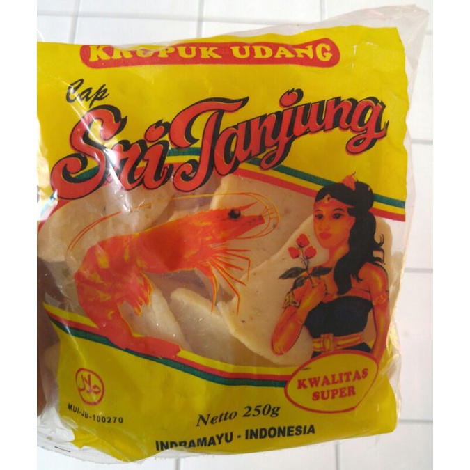 

KRUPUK/KERUPUK UDANG SUPER/MENTAH SRI TANJUNG KHAS INDRAMAYU