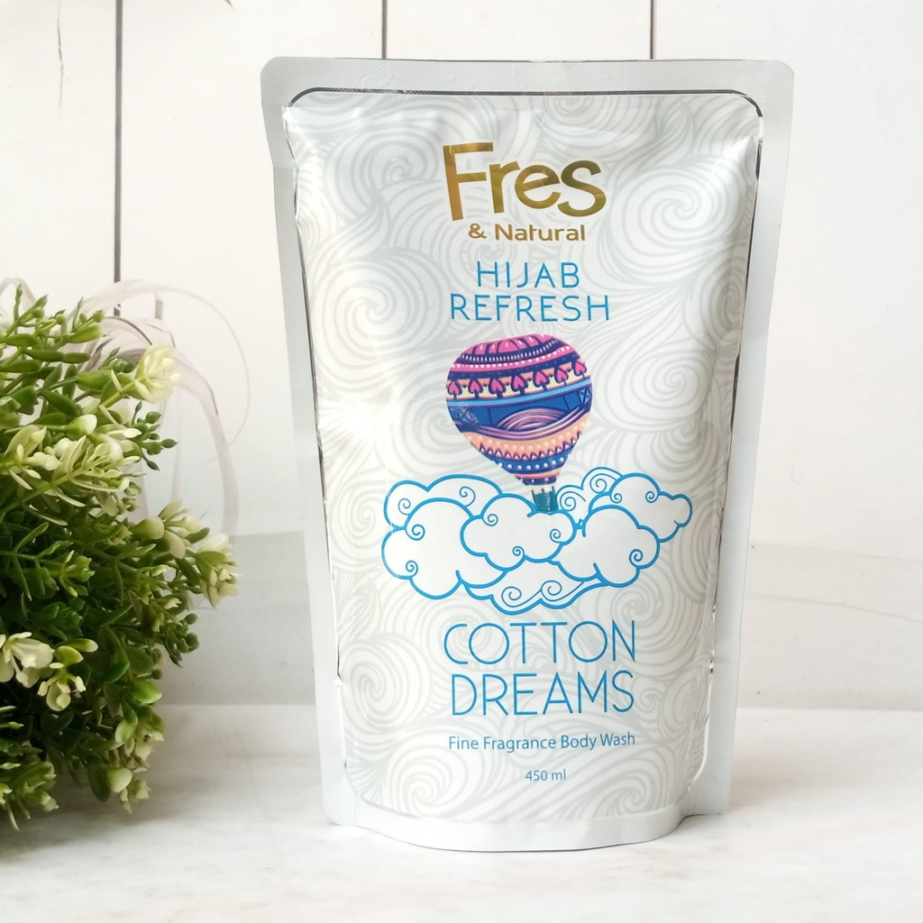 Fres&amp;Natural Body Wash Pouch 400ml