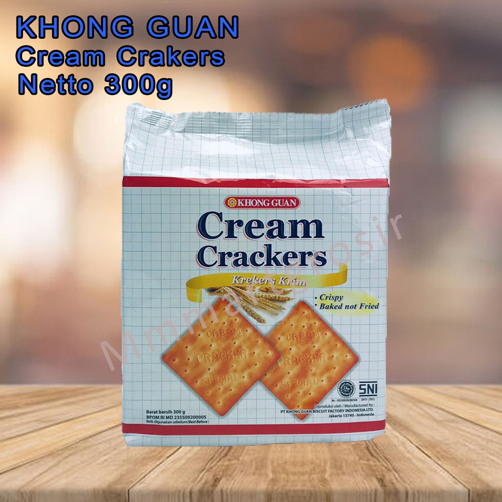 Khong Guan / Cream Crackers / Krekers krim / Biskuit / 300g