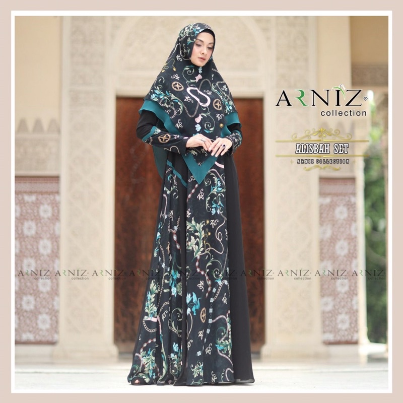 Alisbah Set syari ori by Arniz Collection