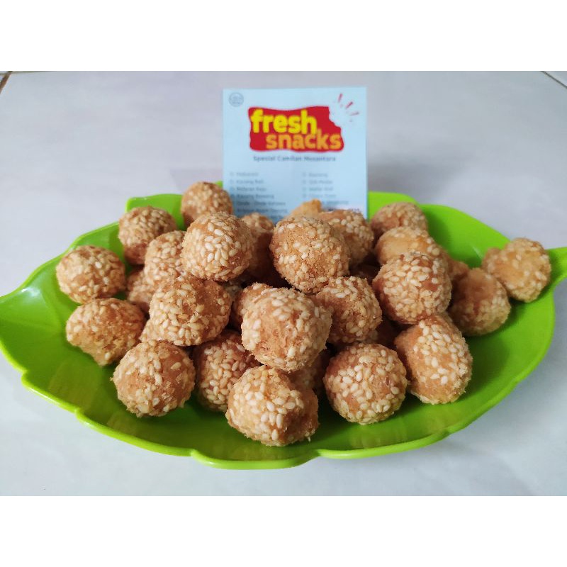 

500GR ONDE ONDE GORENG KETAWA / KECIPUT Senyum Wijen