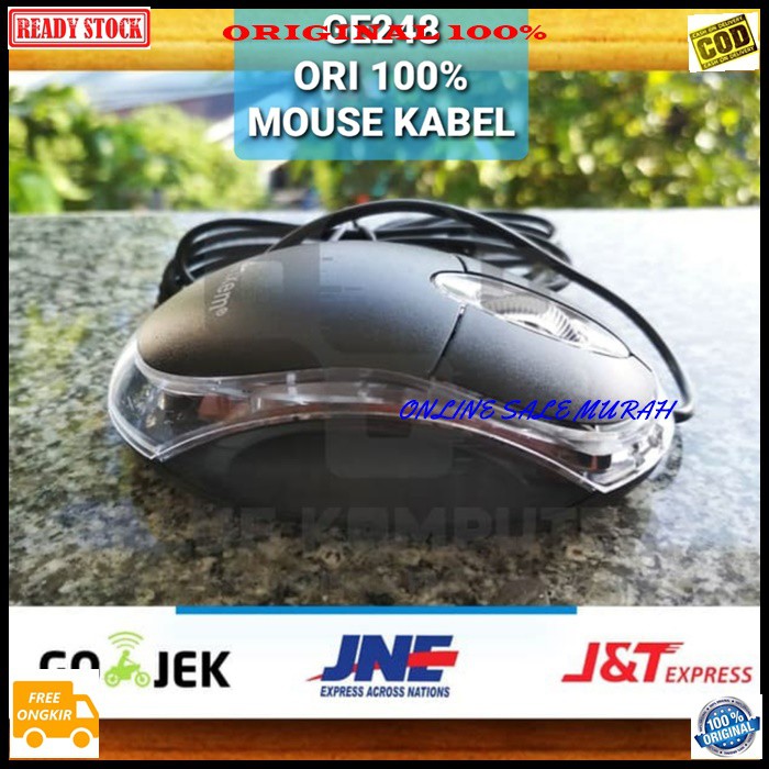 G248 100% ori Mouse kabel usb cable optical komputer laptop elektronik control murah G248   Kabel 1 meter  Plug &amp; Play USB Size: 10 x 8 x 3 cm G248