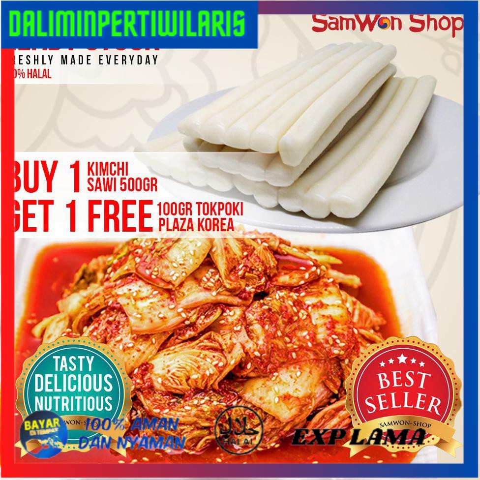 

BISA COD (BUY 1 GET 1) BUY KIMCHI SAMWON SAWI FRESH 500 GR FREE TTEOKBOKKI / TOKPOKI PLAZA KOREA 100