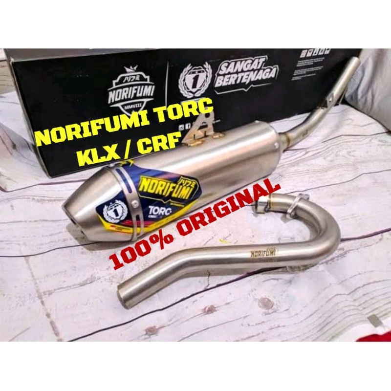 KNALPOT NORIFUMI TORC CRF 150 CRF150 KLX 150 KLX150 ORIGINAL not rocket4 rocket 4 jumpz noctus t1 t3