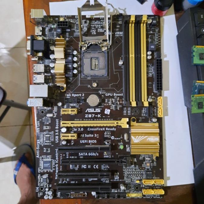 Jual Motherboard Asus Z87K Socket 1150 Support Gen 4 Haswell Shopee