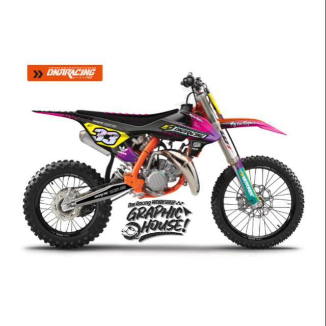 

Decals KTM85 Decals Murah Decals laminasi tipis 300mic