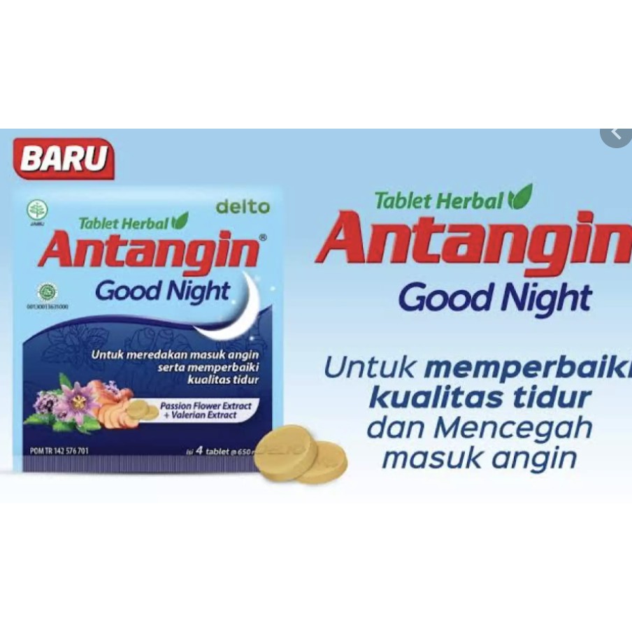 Antangin Good Night [4 tablet /strip]