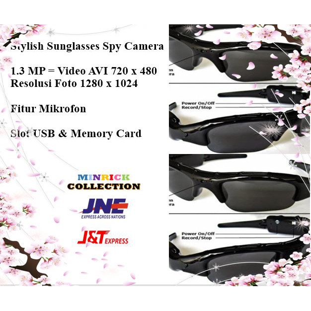 [TOKO RICKY] Kacamata Kamera / Spy Cam Kacamata Sunglasses