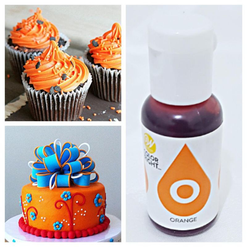 19 ml pewarna wilton orange pewarna kuning makanan wilton bright color right pewarna kue fondant