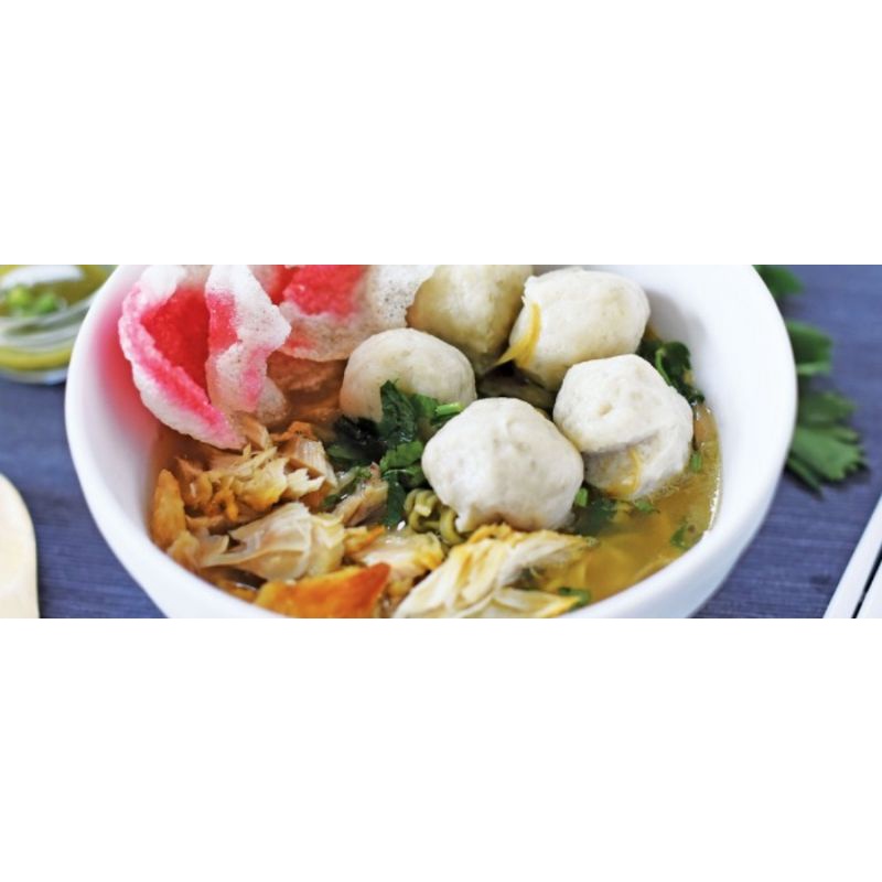 

mie sop kampung+bakso ayam