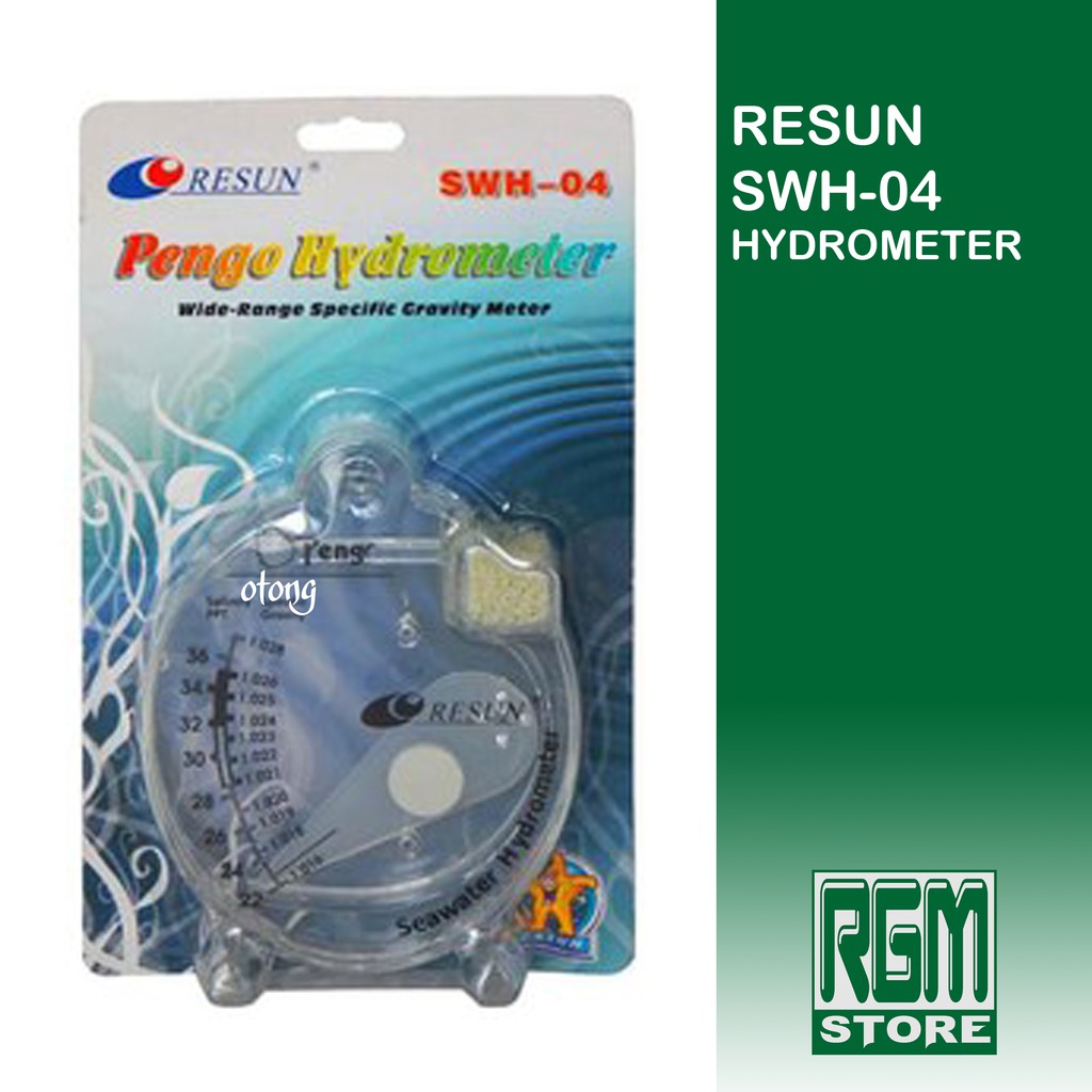 RESUN SWH-04 hydrometer hidrometer alat pengukur kadar garam aquascape aquarium