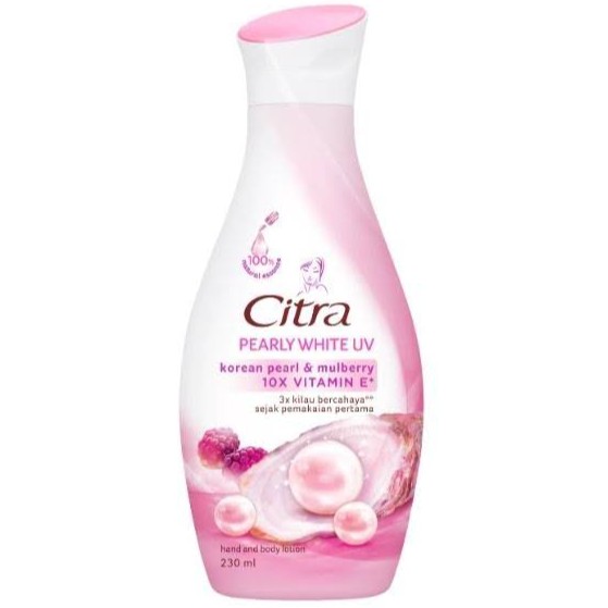 Citra Hand Body Lotion Natural Glowing White UV 210ml