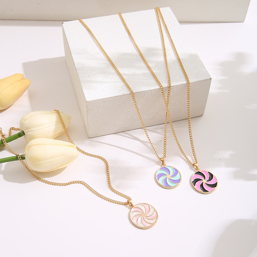 Fashion Metal Flower Necklace for women Color Butterfly Pendant Multilayer Necklace Double love Heart Jewelry Creative Accessories