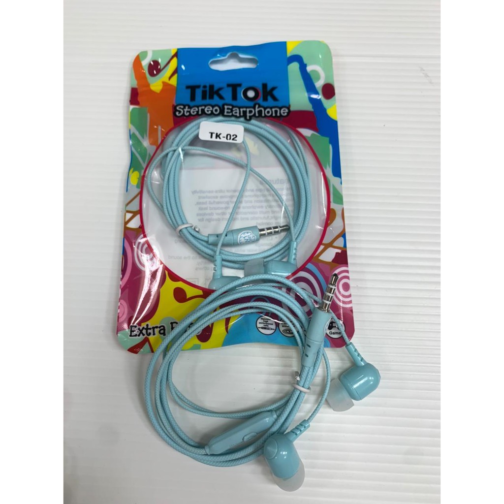 earphone macaron Tiktok Color Earphone Gaming Music Sport Bass Stereo with Mic Headset Macaron