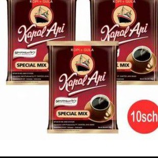 KOPI KAPAL API SPESIAL MIX ISI 10 SACHET./HARGA HROSIR/TERMURAH.RENTENG