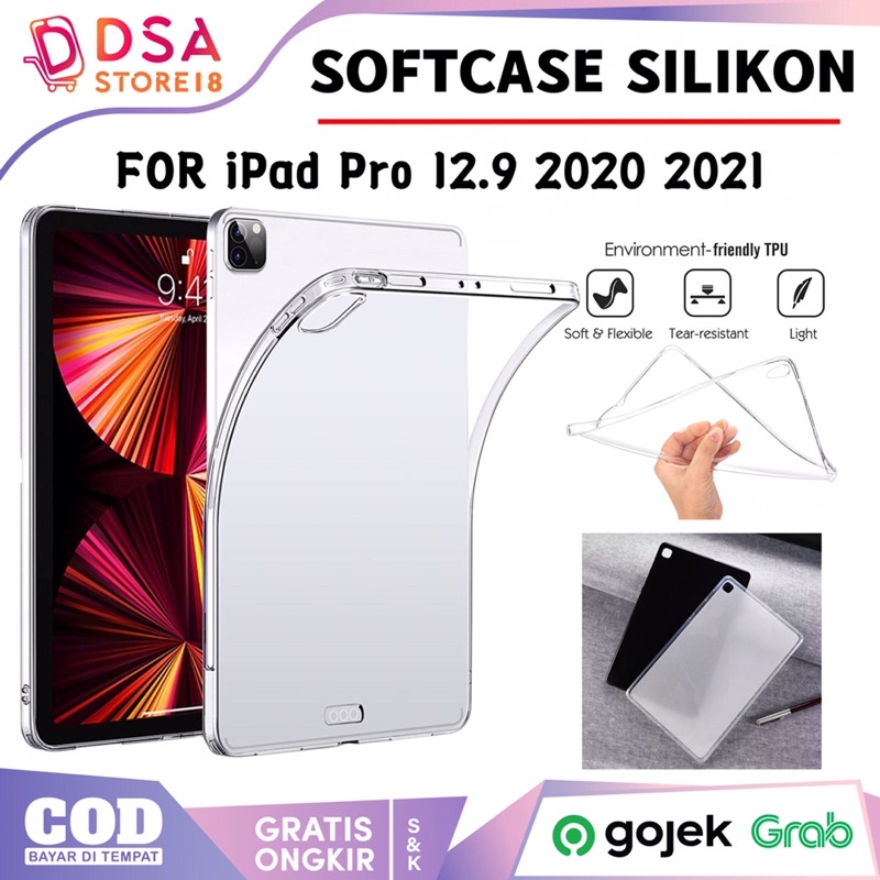 Case iPad Pro 12.9 inch 2018 2020 2021 2022 / Casing iPad Pro 12.9 2020 / Silicon Ipad Pro 12.9 2021